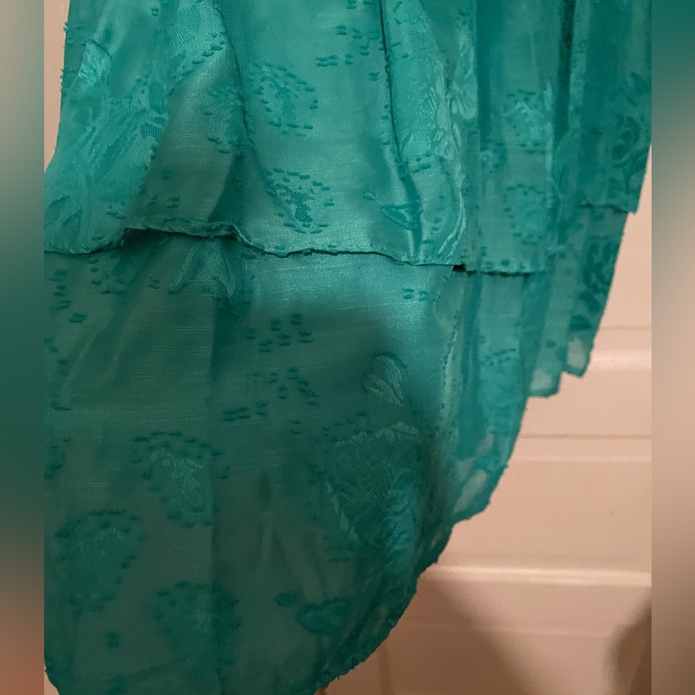 Green party dress NWT L - Picture 3 of 9